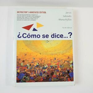 ¿Cómo se dice...? (Test Book) HOUGHTON MIFFLIN Textbook